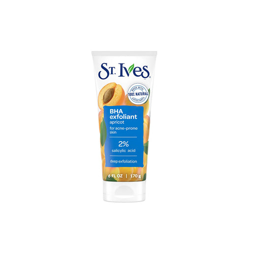 HA Apricot Face Scrub, Facial Exfoliant for Acne Prone Skin