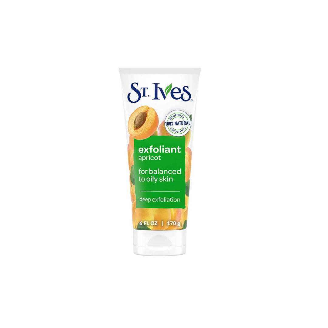 Apricot Face Scrub, Facial Exfoliant for Balanced to Oily Skin