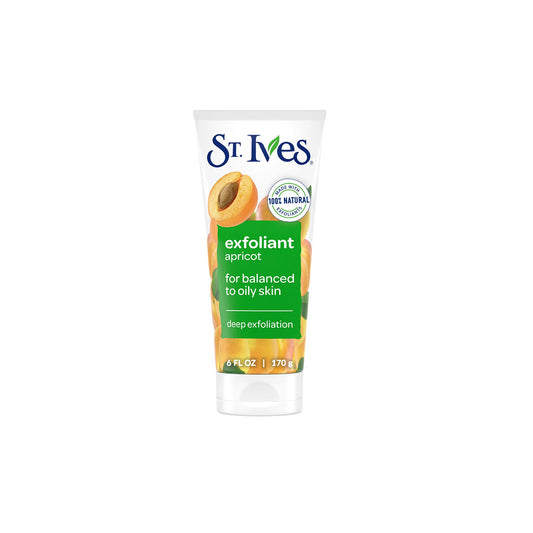 Apricot Face Scrub, Facial Exfoliant for Balanced to Oily Skin