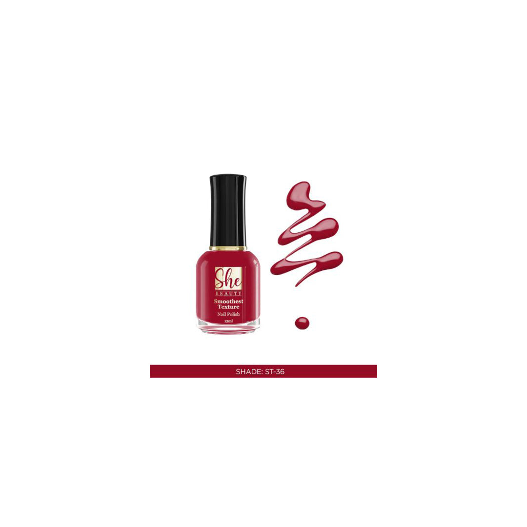 She Beauty Nail Polish - Smoothest Texture