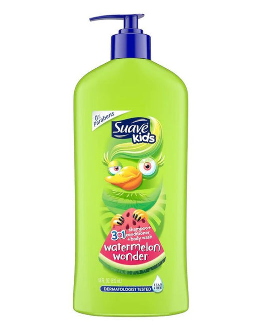 Suave Kids 3In1 Shmp+Cond+Body Wash Watermelon Wonder Pump