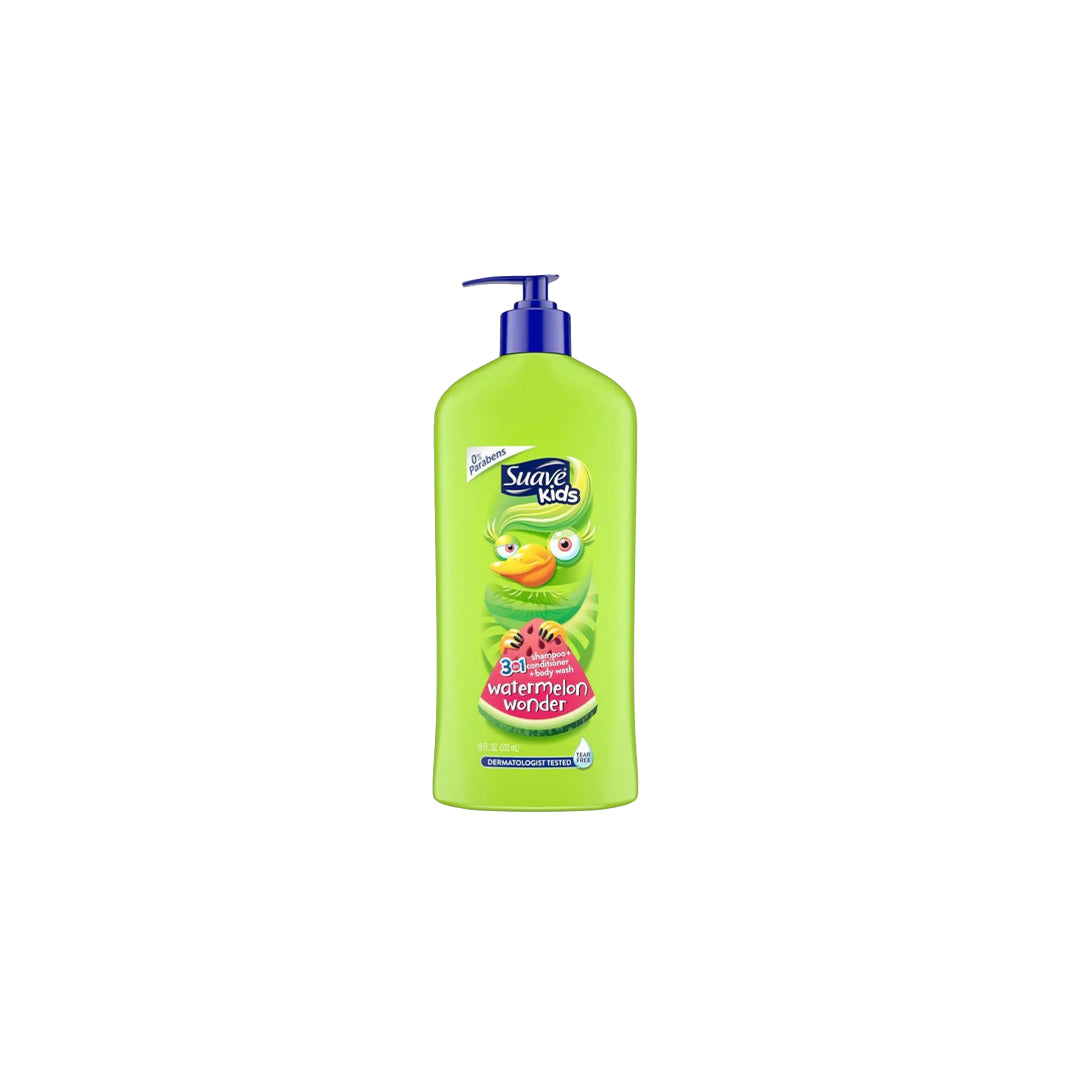 Suave Kids 3In1 Shmp+Cond+Body Wash Watermelon Wonder Pump